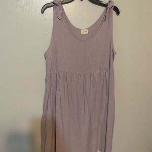 Purple baby doll dress